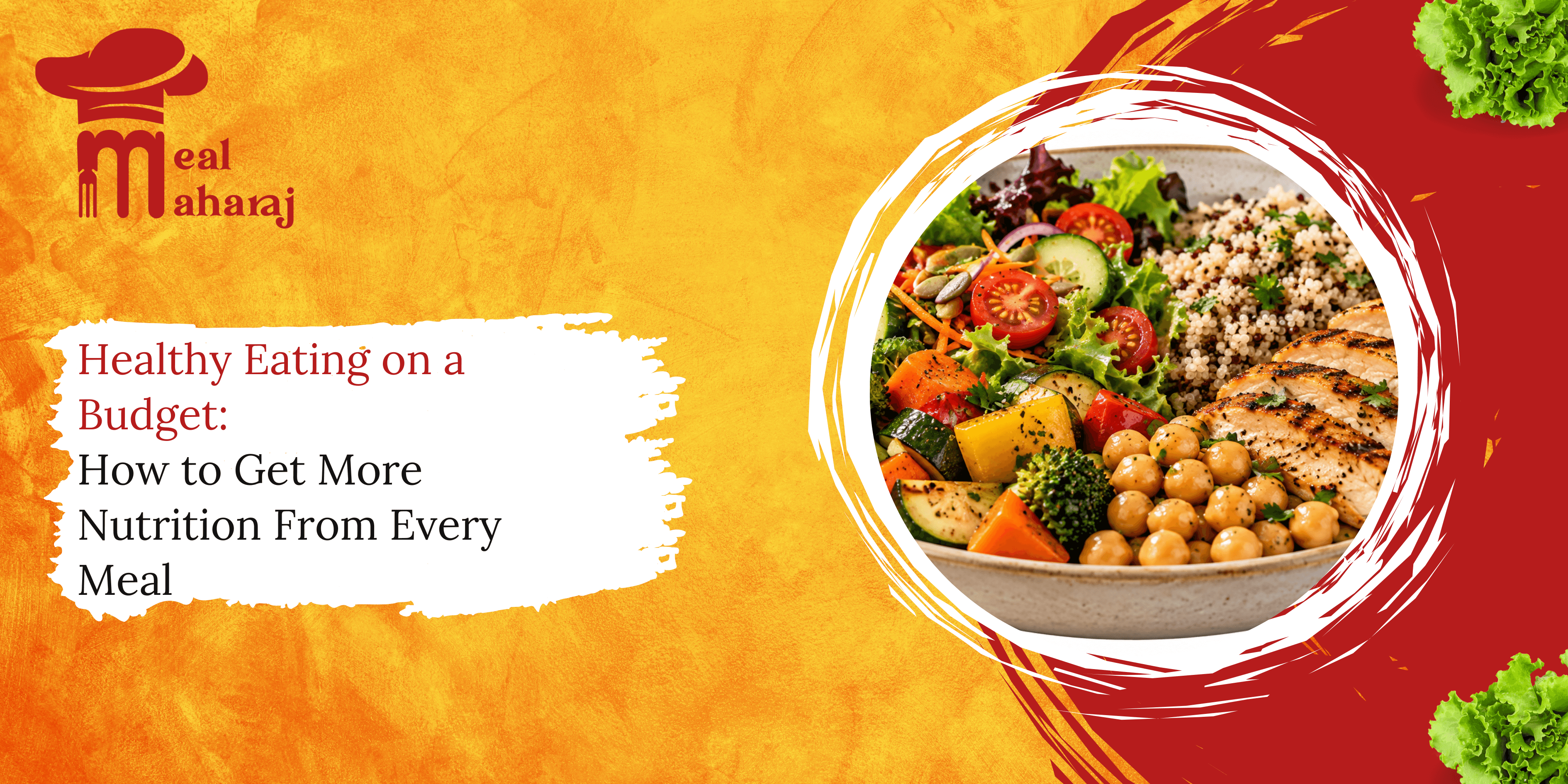Healthy budget-friendly Indian meal with dal, rice, roti, seasonal vegetables, curd, sprouts, fruits and other nutritious foods